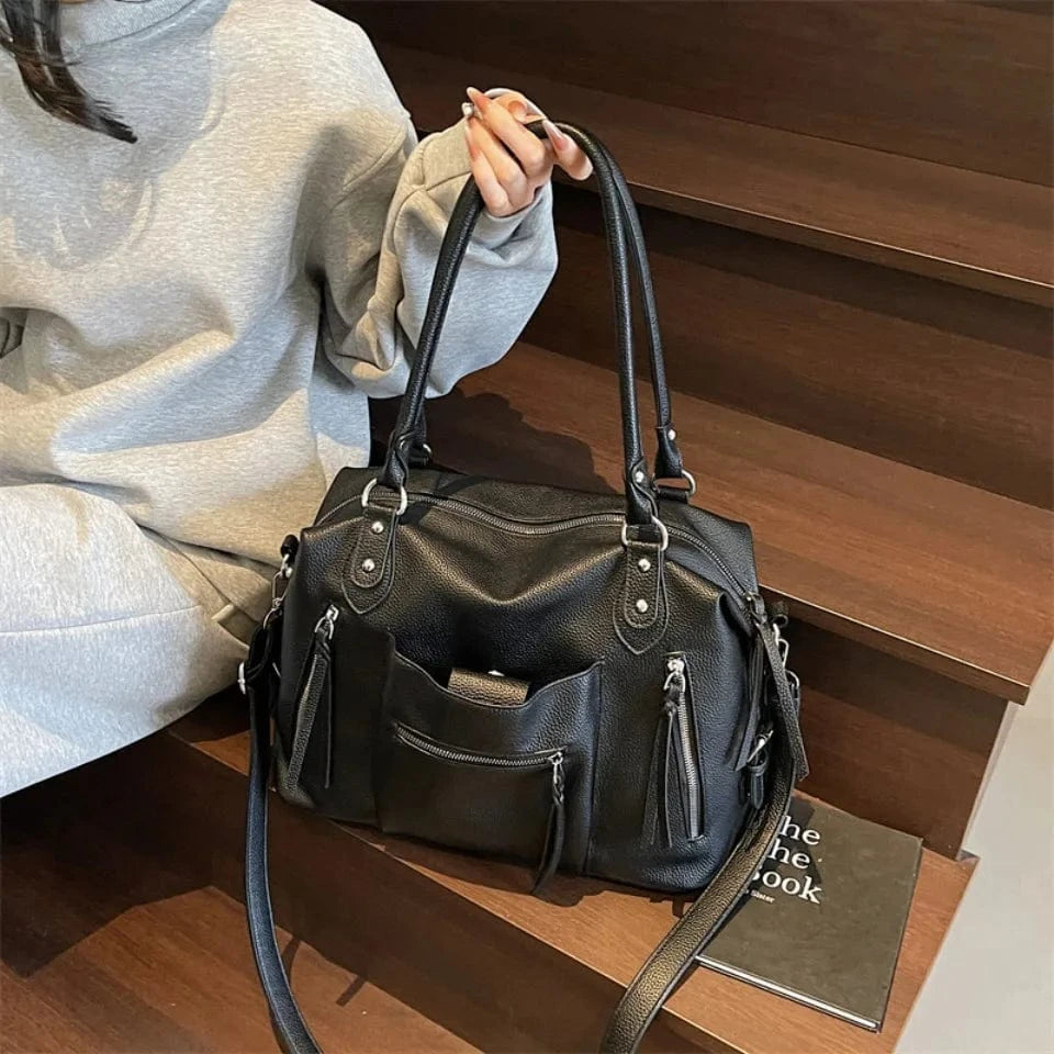 Sac de Cours Luxe Cuir