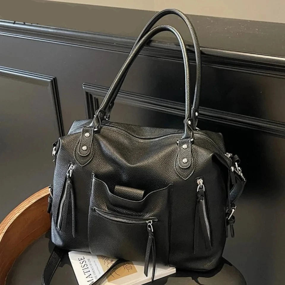 Sac de Cours Luxe Cuir