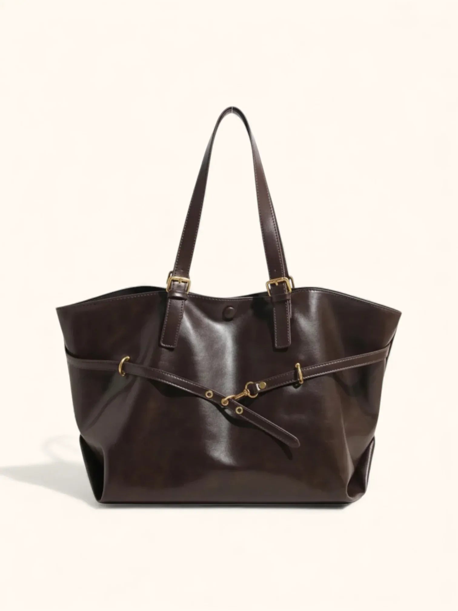 Sac de Cours Lycée Lanière Ajustable Café