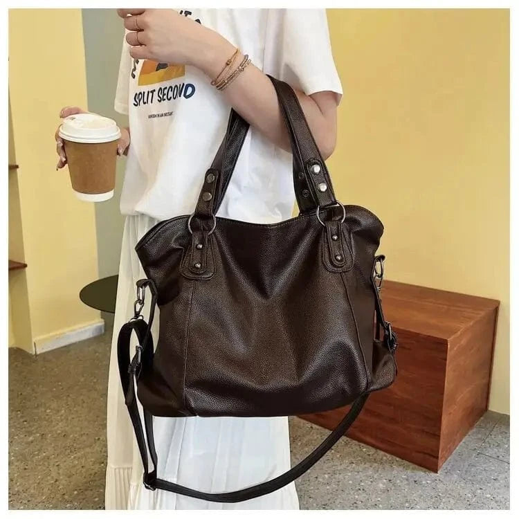 Sac de Cours Marron Foncé Marron