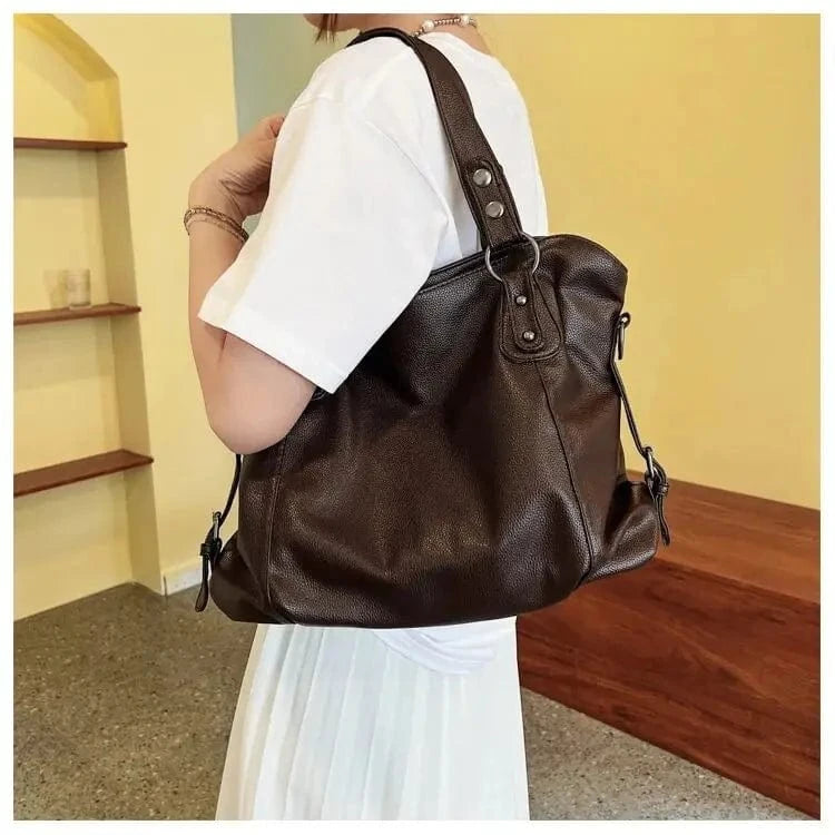 Sac de Cours Marron Foncé Marron