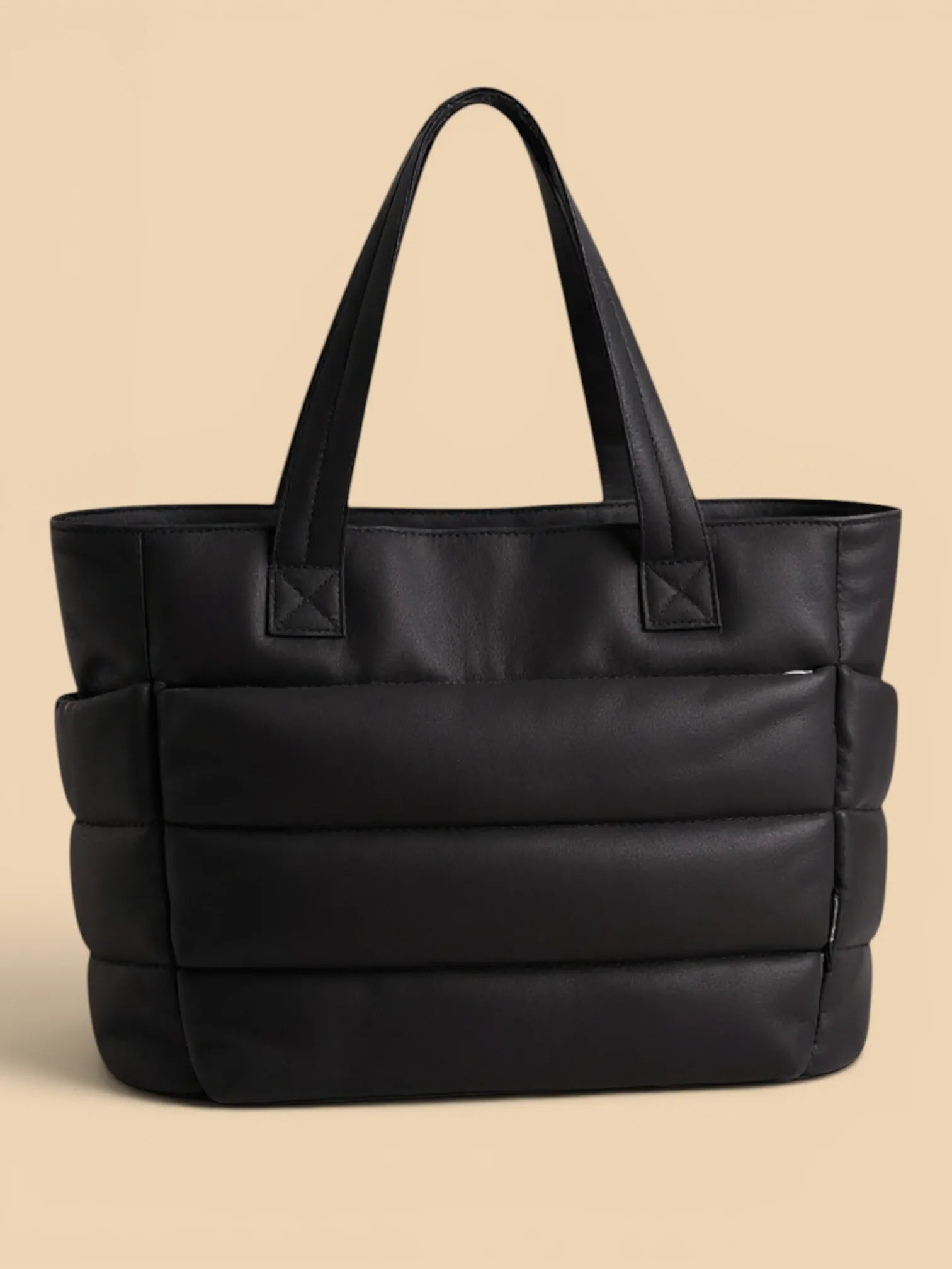 Sac de Cours Matelassé Noir