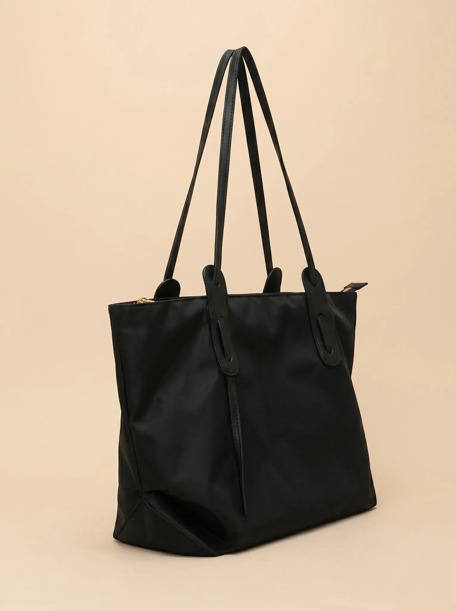 Sac de Cours Oversize Femme Nylon Noir