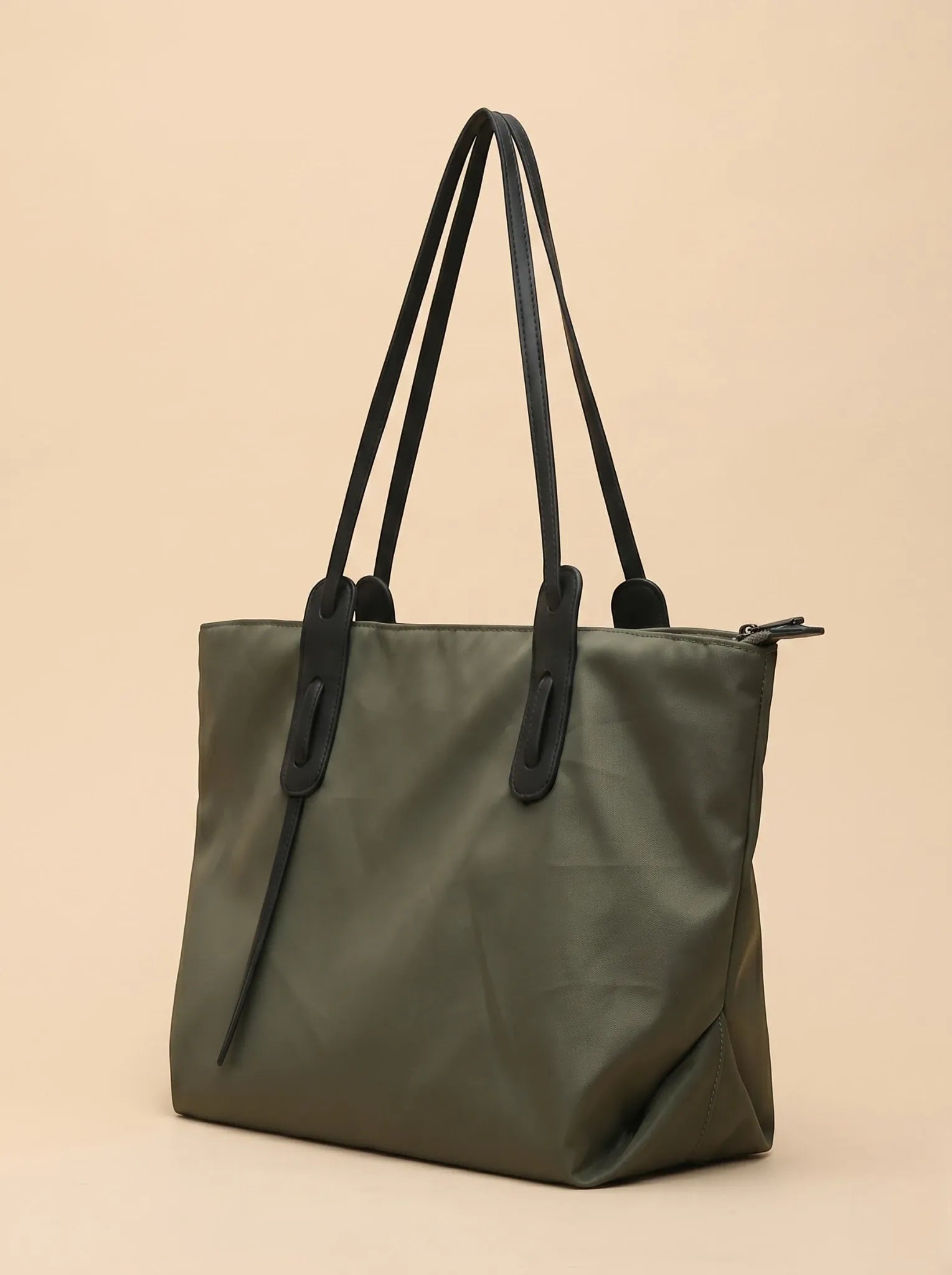 Sac de Cours Oversize Femme Nylon Vert