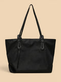Sac de Cours Oversize Femme Nylon Noir