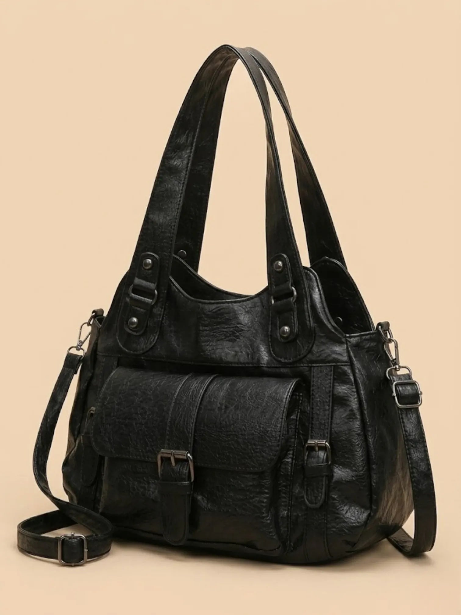Sac de Cours Porté Épaule Rétro