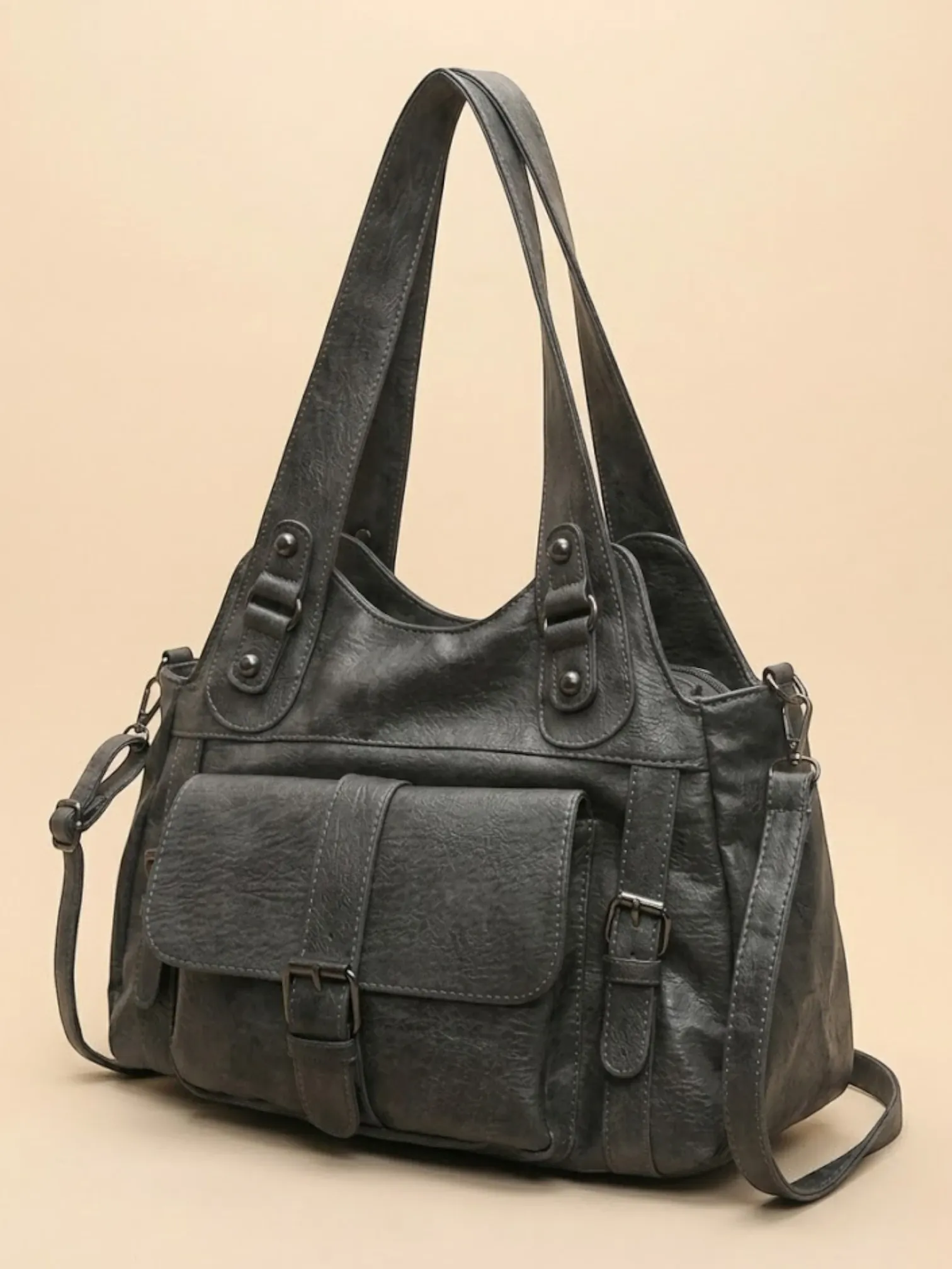 Sac de Cours Porté Épaule Rétro