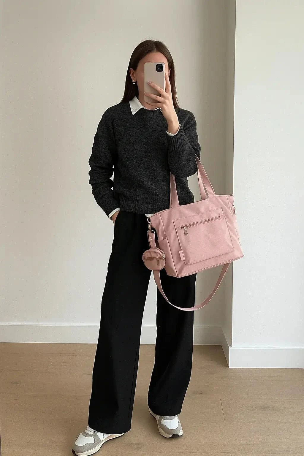 Sac de Cours Rose Rose