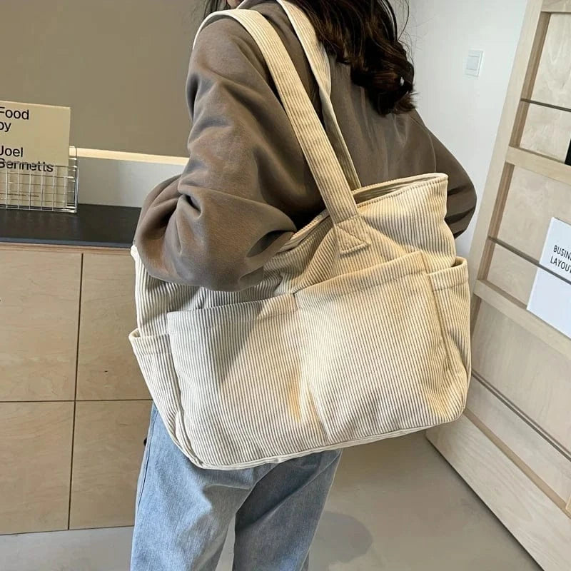 Sac de Cours Souple en Velours