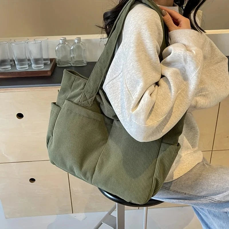 Sac de Cours Souple en Velours
