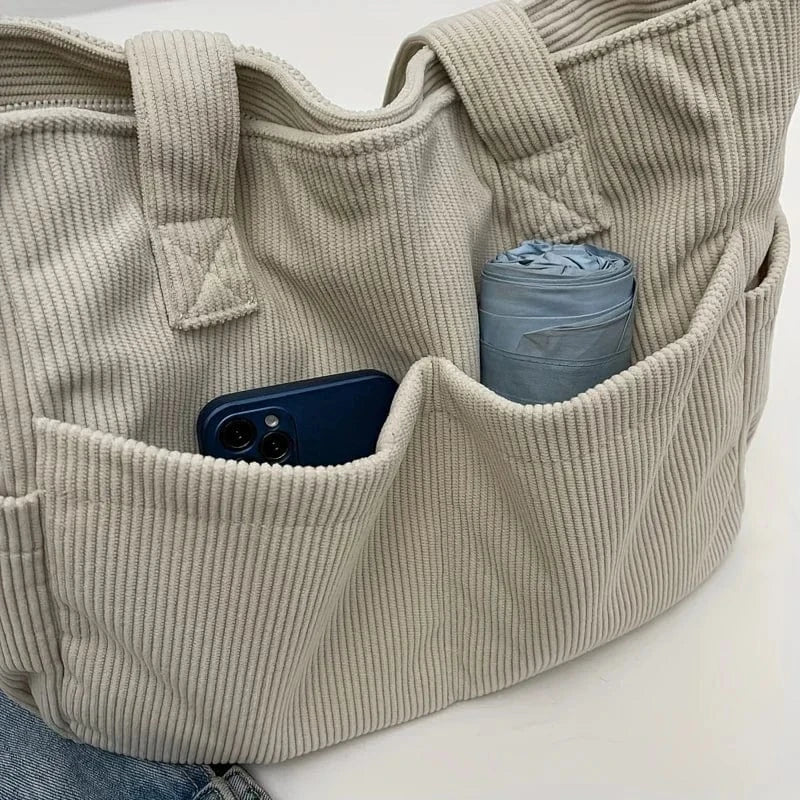 Sac de Cours Souple en Velours