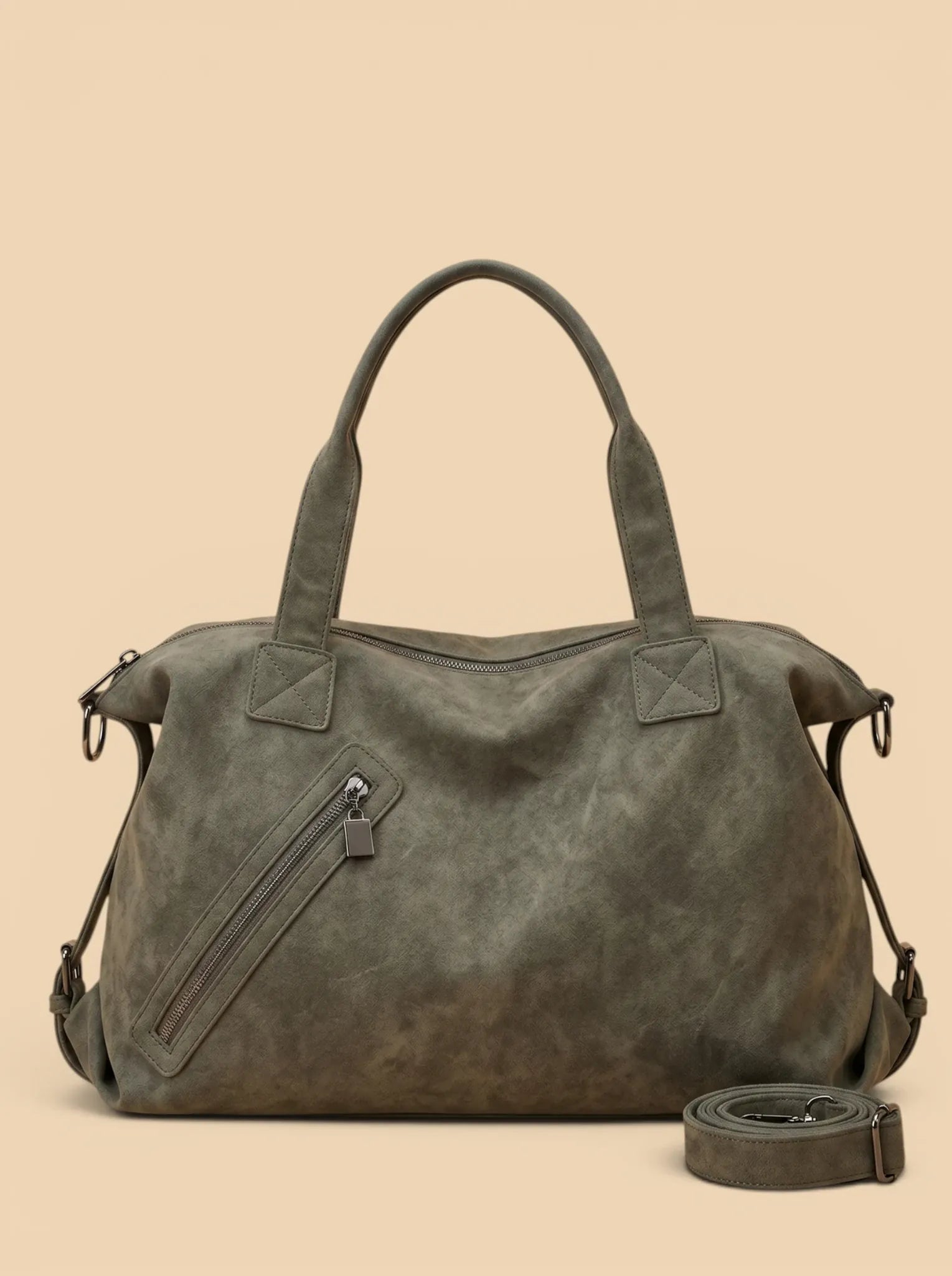 Sac de Cours Souple Kaki