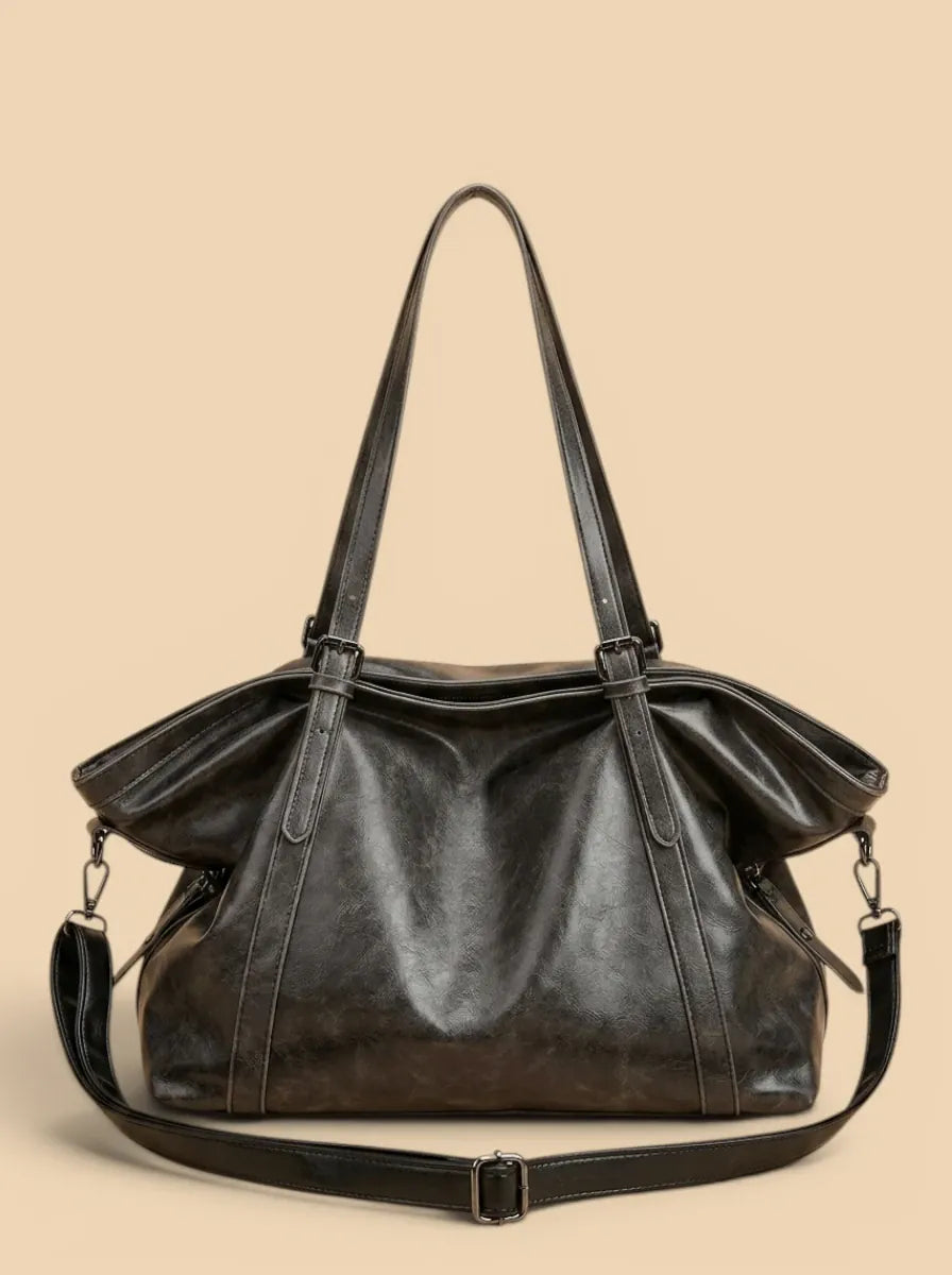 Sac de Cours Vegan Oversize Femme Tendance Bronze