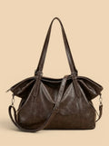Sac de Cours Vegan Oversize Femme Tendance Café