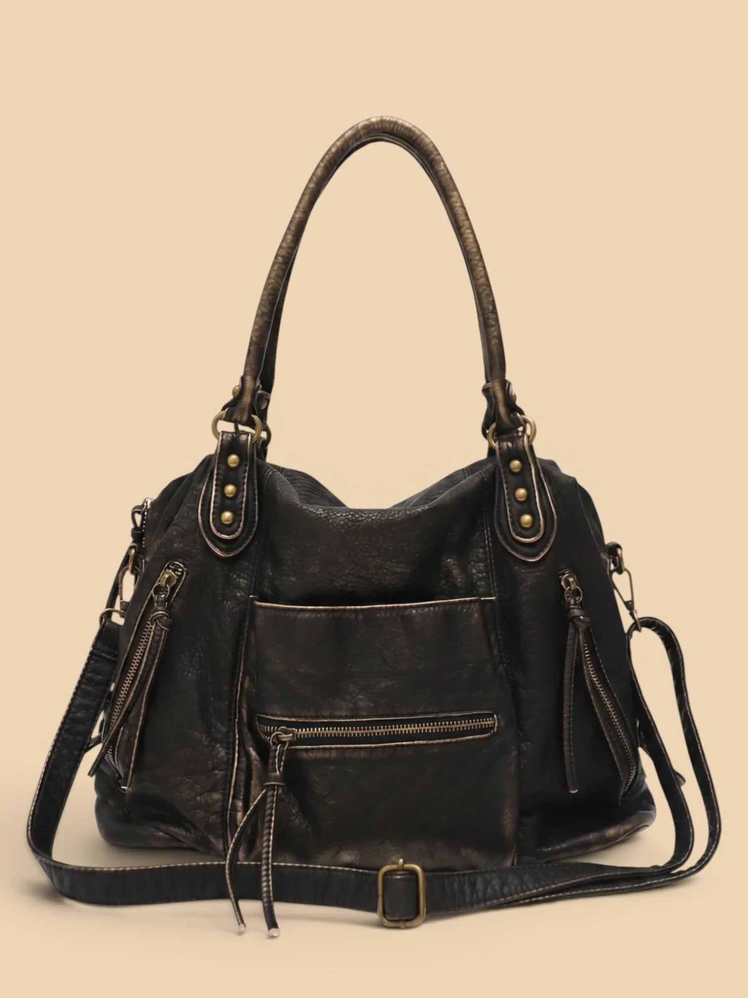 Sac de Cours Vintage Brute Bronze