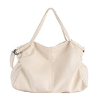 Sac de Cuir Fashion Souple Beige