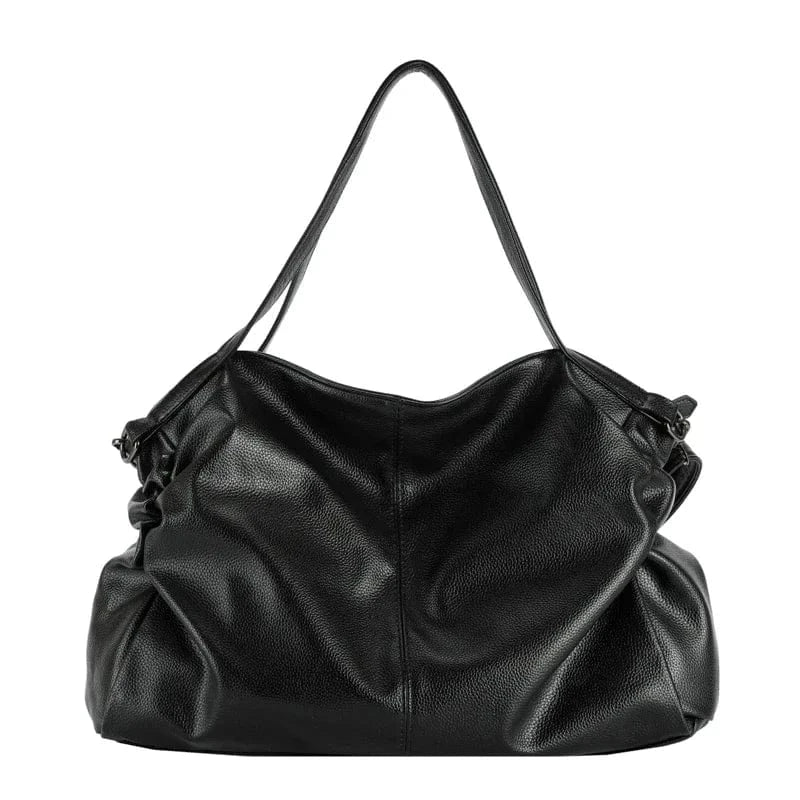 Sac de Cuir Fashion Souple Black
