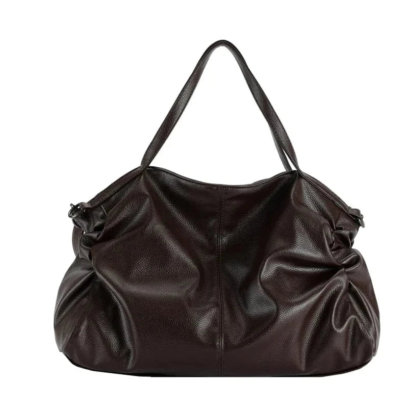 Sac de Cuir Fashion Souple Coffee