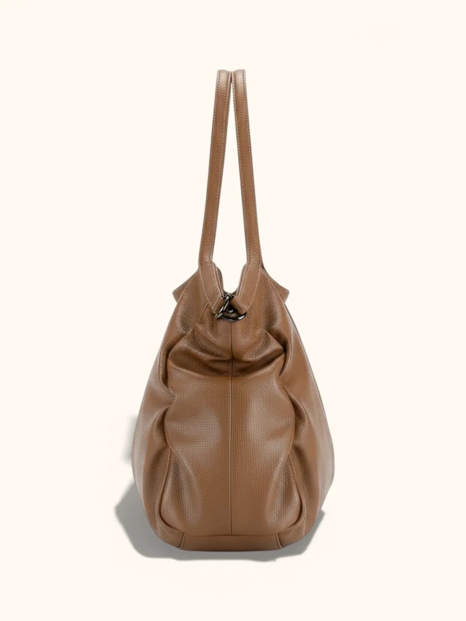 Sac de Cuir Vegan Souple Khaki