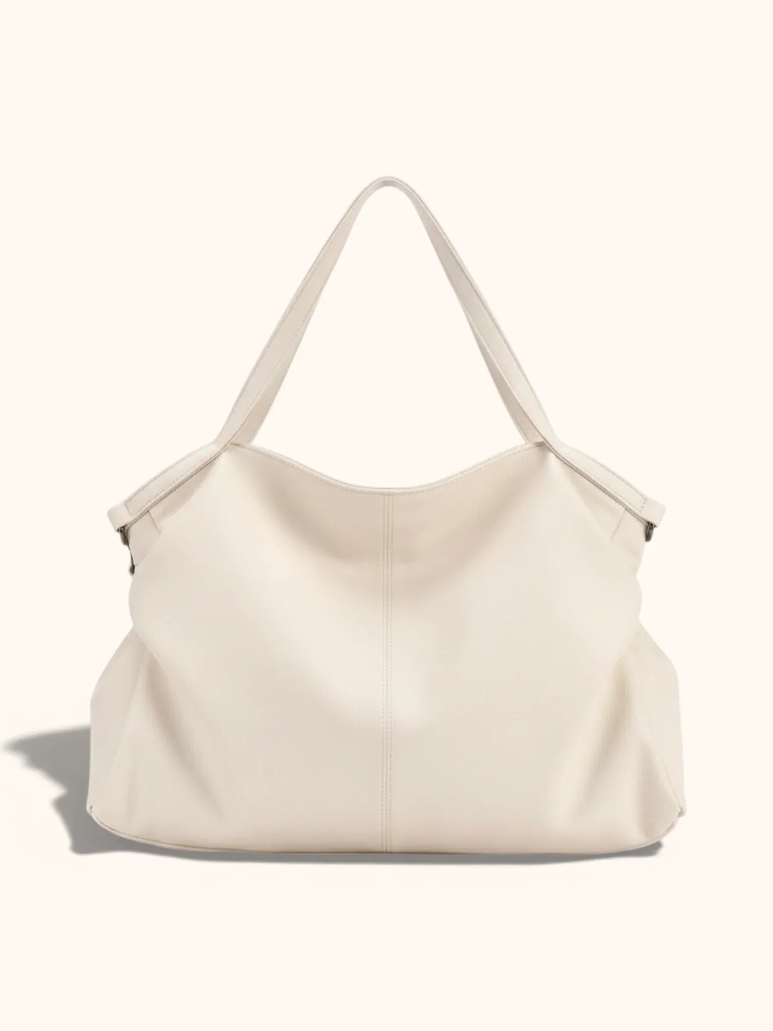 Sac de Cuir Vegan Souple Beige