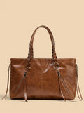 Sac Fourre-Tout Marron Rock Chic Marron