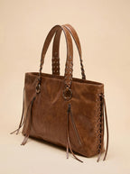 Sac Fourre-Tout Marron Rock Chic Marron