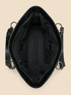 Sac Fourre-Tout Noir Rock Chic Noir