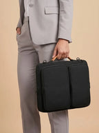 Sac ordinateur élégant en polyester Noir / 12/13.3 pouces 14 pouces