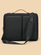 Sac ordinateur élégant en polyester Noir 14 pouces