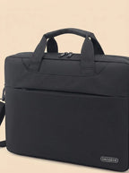 Sac ordinateur tissu mousse zippé Noir