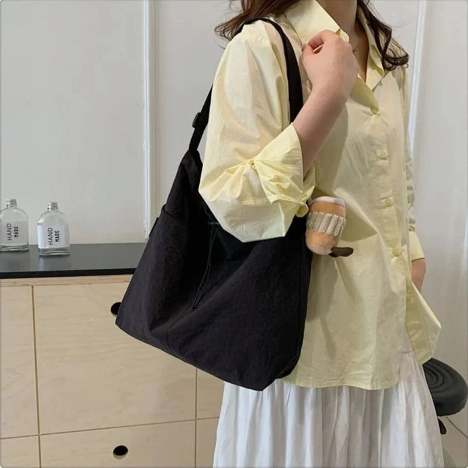 Tote Bag de Cours Léger en Toile