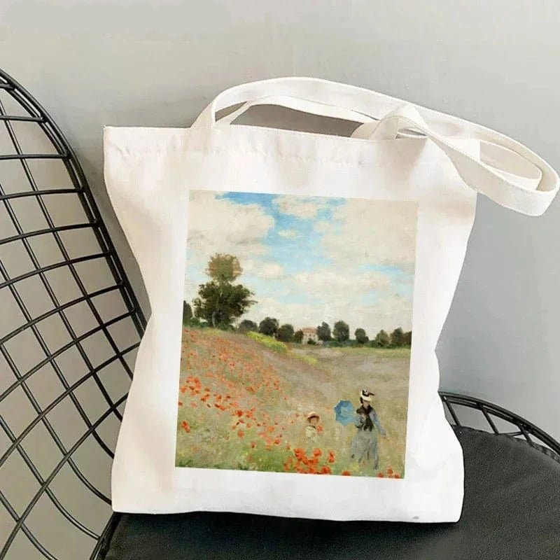 Tote Bag de Cours Paysage Prairie