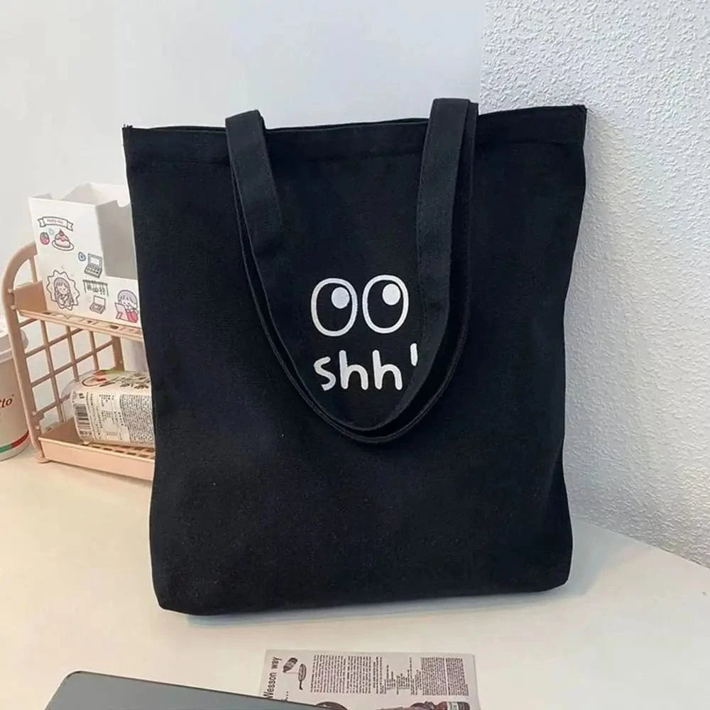 Tote Bag Élégant Noir / 32 x 21 cm
