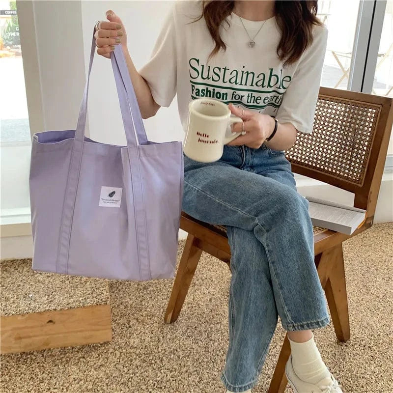 Tote Bag en Tissu Moderne