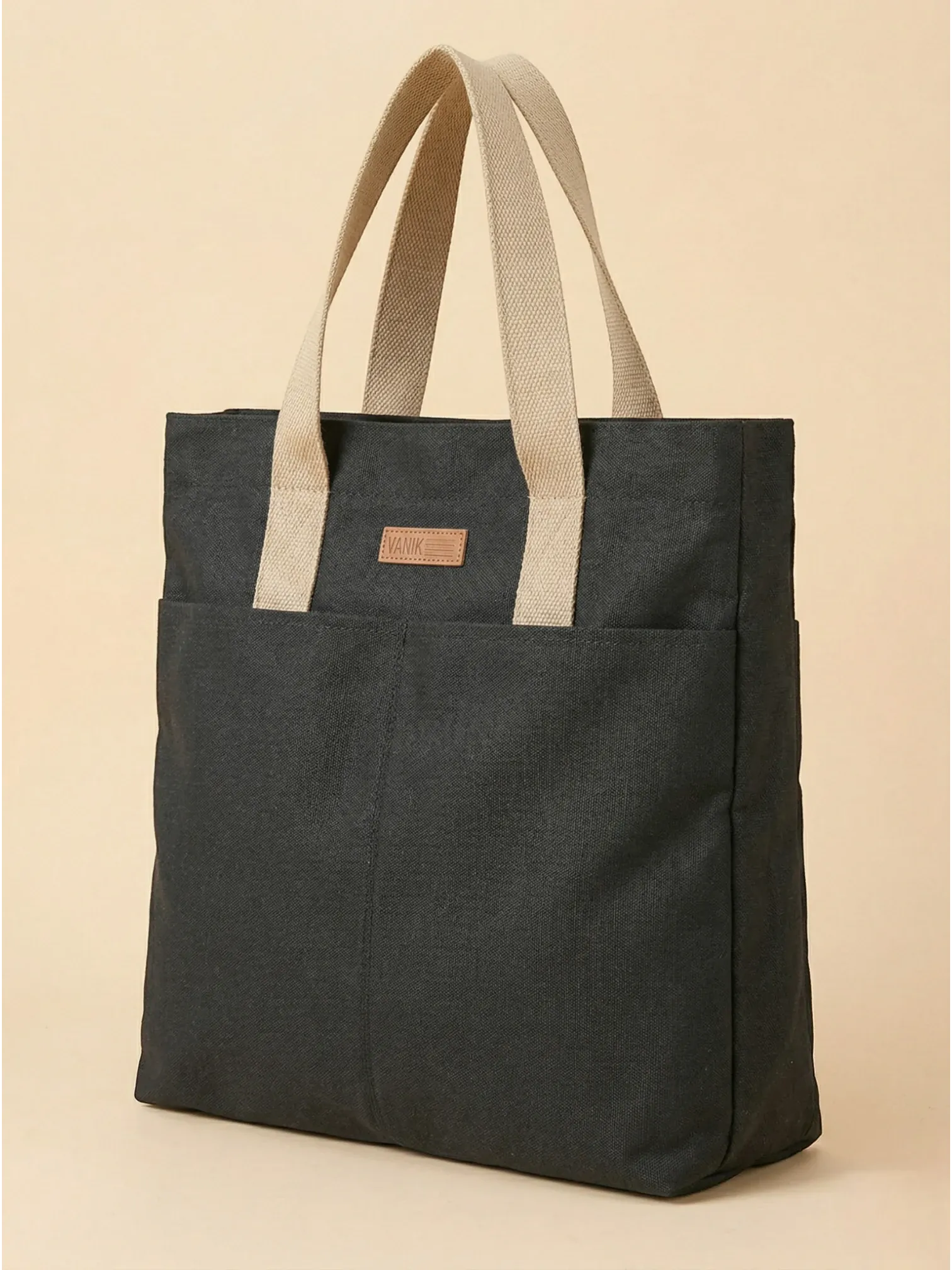 Tote Bag en Toile Noir