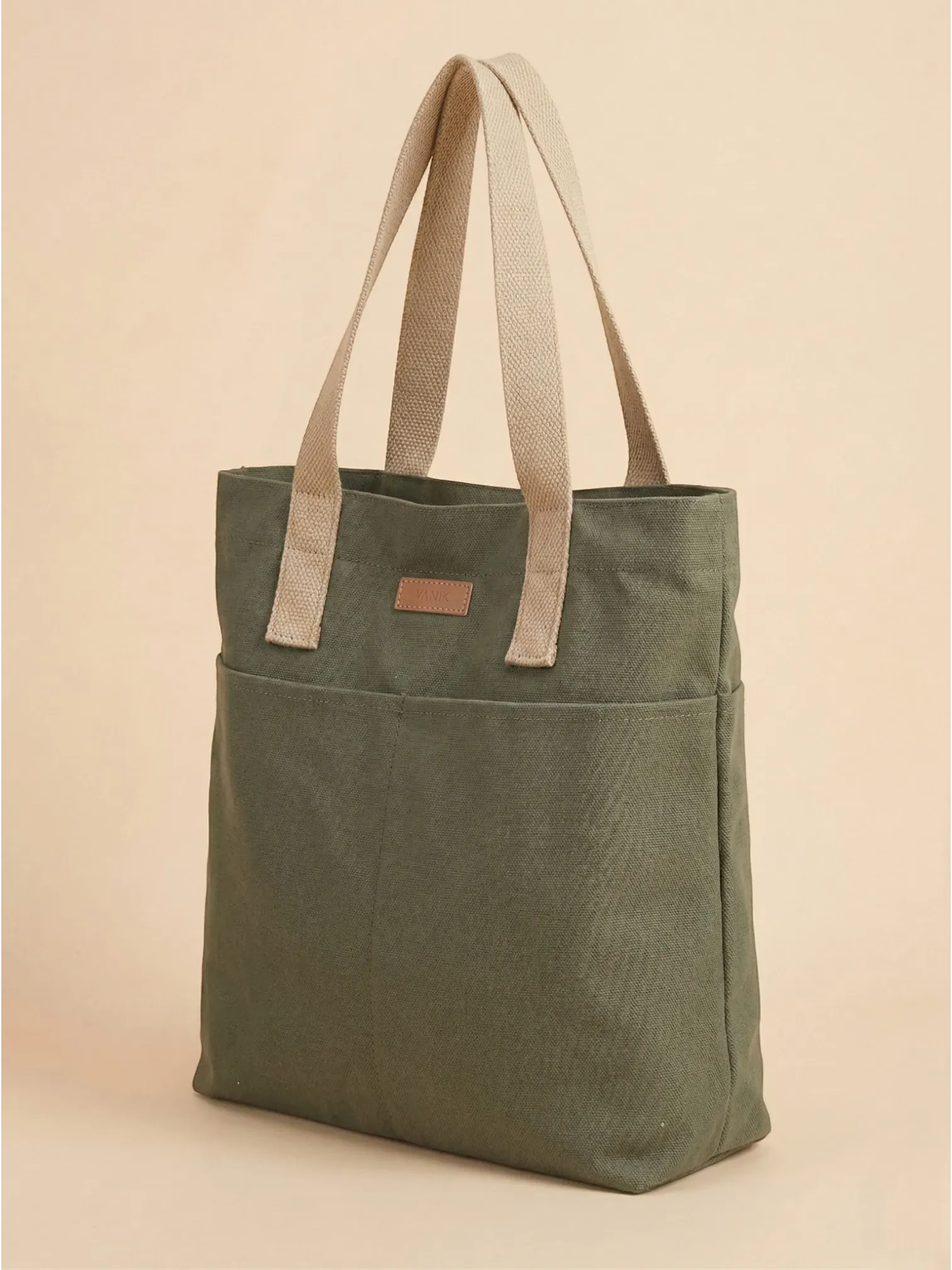 Tote Bag en Toile Vert