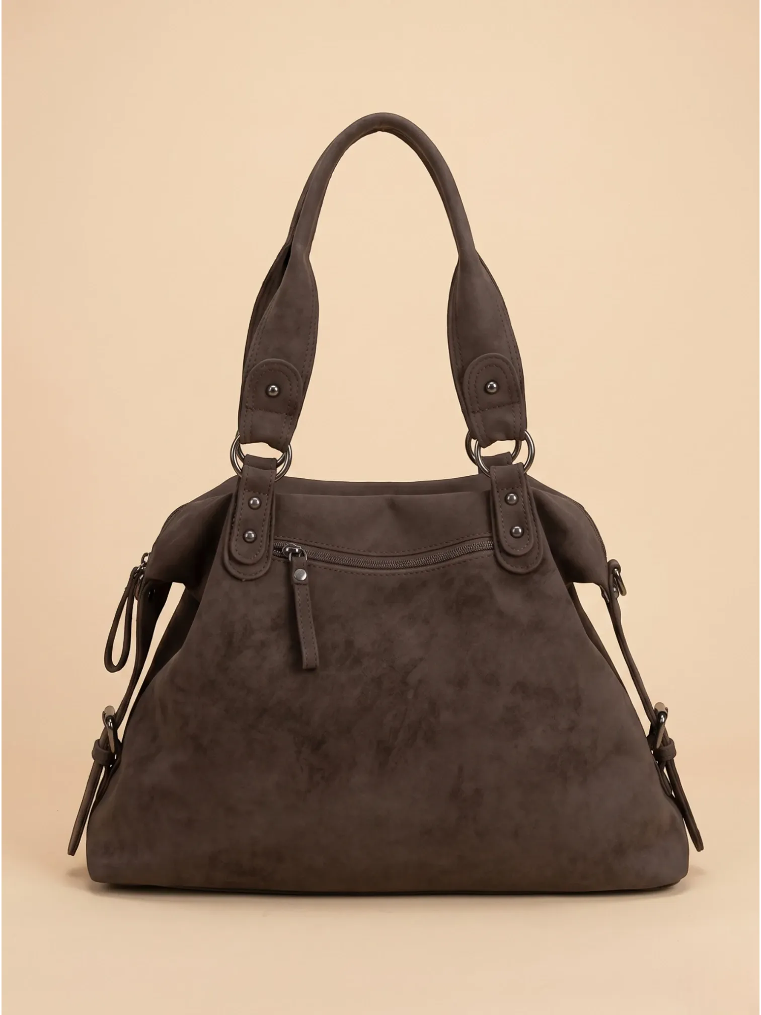 Très Grand Sac Cabas Marron Café