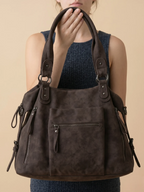 Très Grand Sac Cabas Marron Café