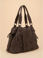 Très Grand Sac Cabas Marron Café
