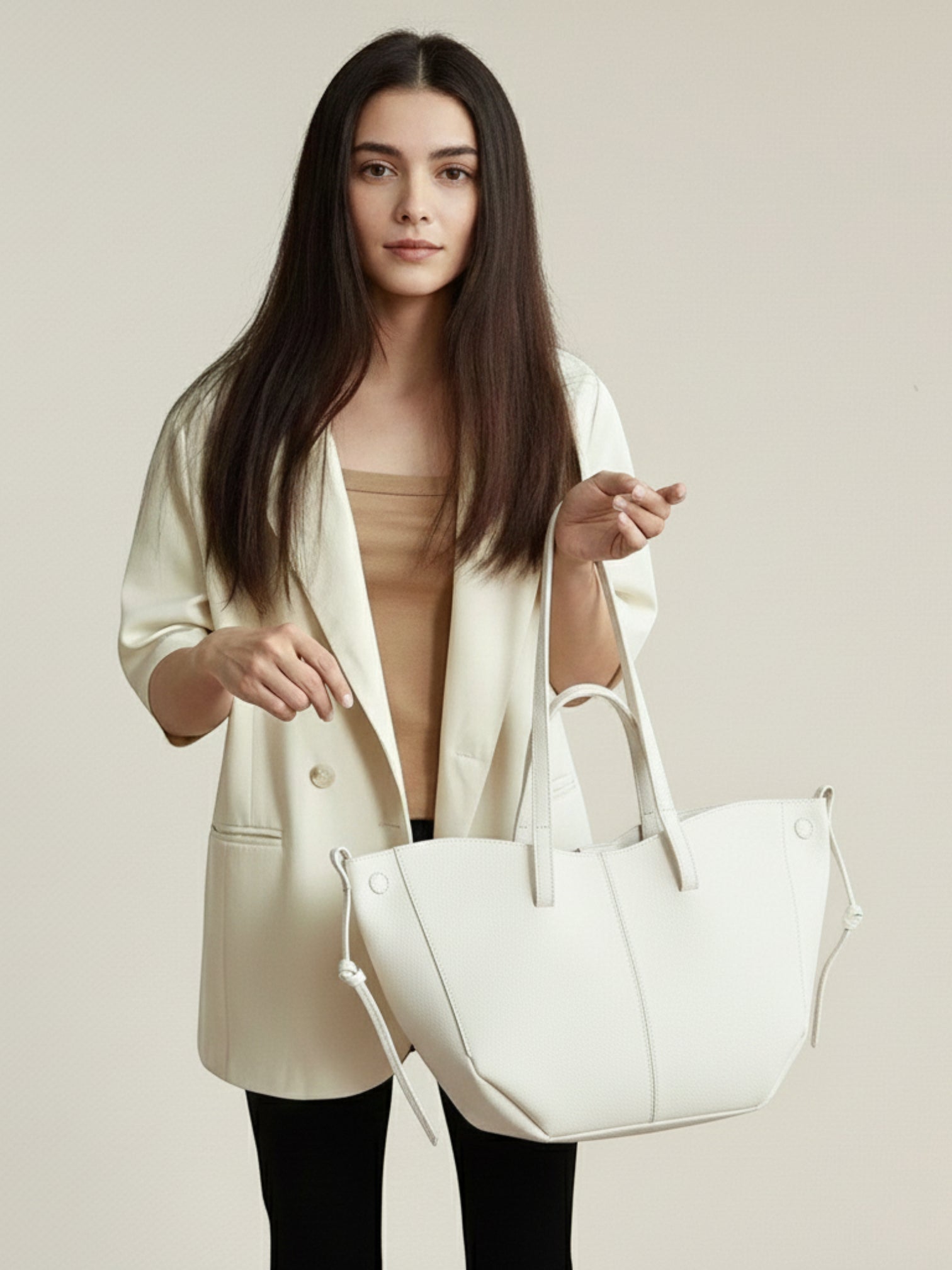 Grand Cabas en Cuir Vegan